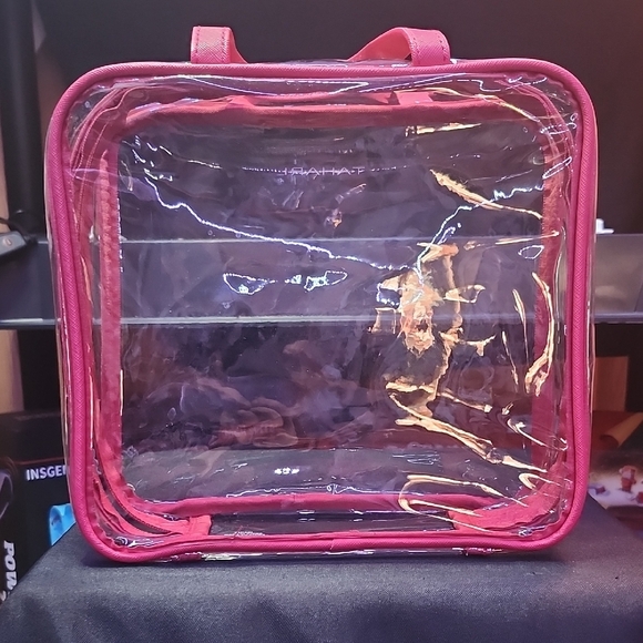 Tahari Pink and Floral Cosmetic Bag Trio - Picture 4 of 5